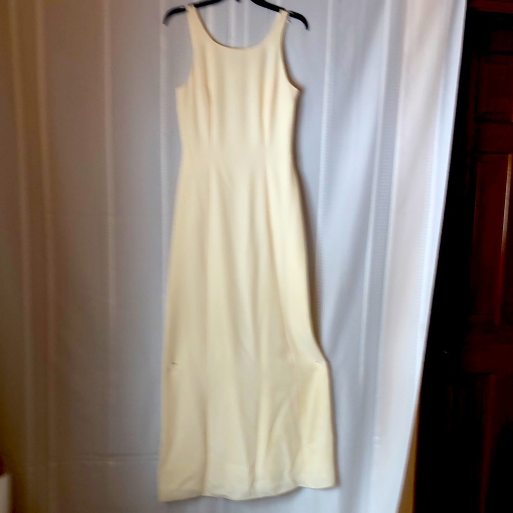 Elegant Prom dress. Beaded ladder back.